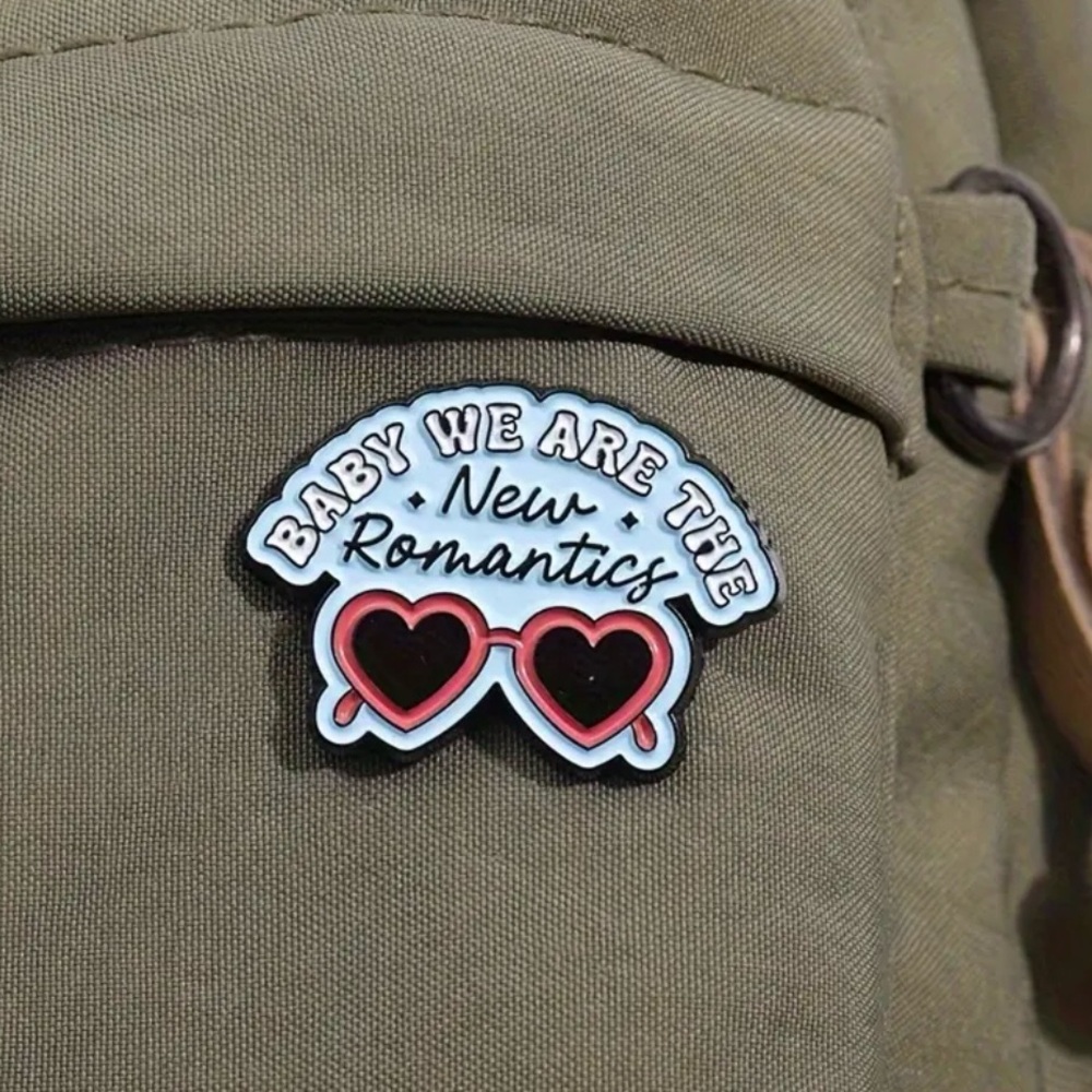 Taylor Swift Themed Enamel Pin 1989 New Romantics Song Lyrics NEW